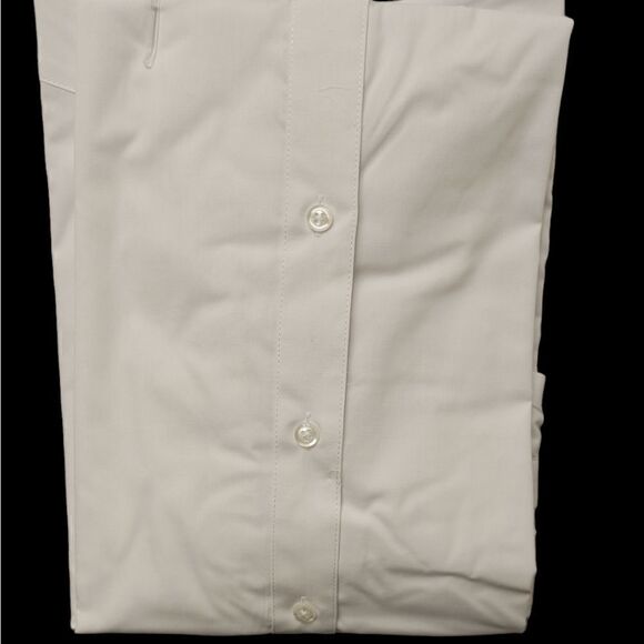 MEN'S ARTURO LUXURY LIFESTYLE WHITE SLIM FIT DRESS SHIRT. - Picture 2 of 4